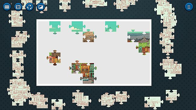 Hidden Cats in Jigsaw Puzzle - Rome