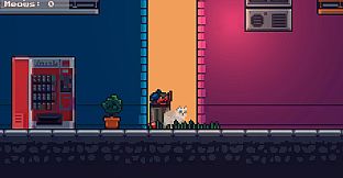 Rooftop Rascal: The Spooky Cat