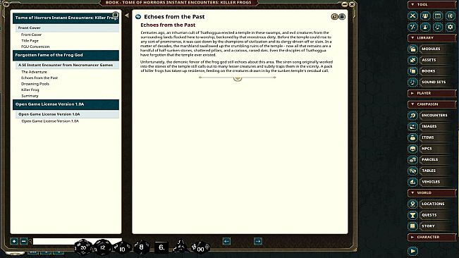 Fantasy Grounds - Tome of Horrors Instant Encounters: Killer Frogs (5E)
