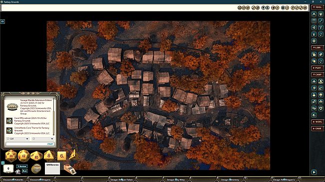 Fantasy Grounds - FG Kingdoms Autumn Lands Map Pack