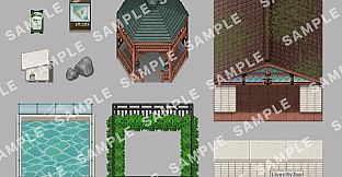 RPG Maker MV - SERIALGAMES LivingGoodCity Tileset - Small Zoo Set