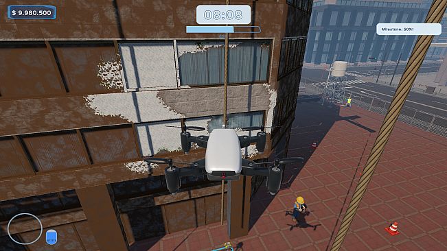 Swinging Pier Clean Simulator – Drone Pack