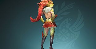 Monster Hunter Wilds - Gemma Outfit: Redveil Seikret Dress