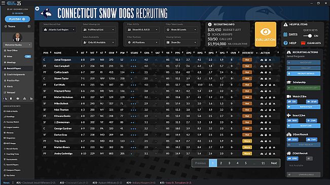 Draft Day Sports: College Basketball 2025