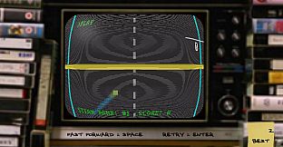 FIRST STEAM GAME VHS - COLOR RETRO RACER : MILES CHALLENGE