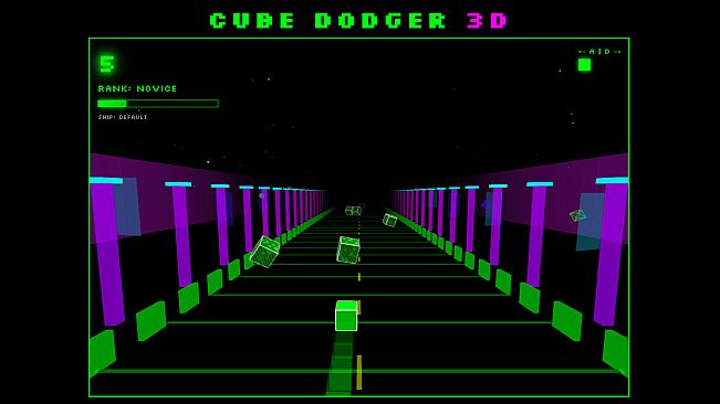 Cube Dodger 3D – Toxic Hazard Enemies