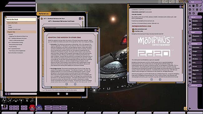 Fantasy Grounds - Star Trek Adventures: Nest in the Dark