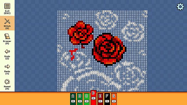Pixel Cross Stitch - Flowers and Butterflies Pack 3