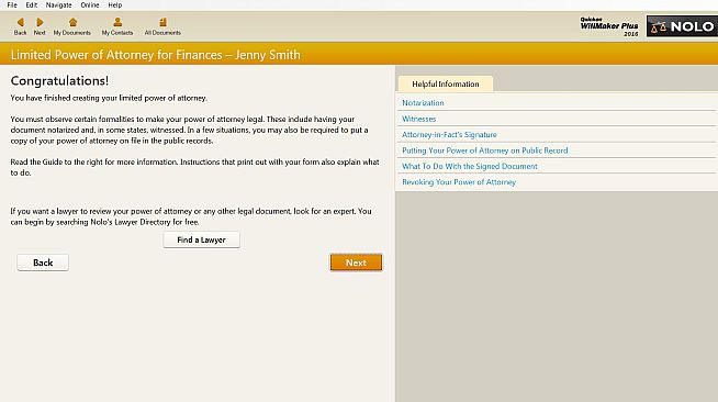 Quicken WillMaker Plus 2016