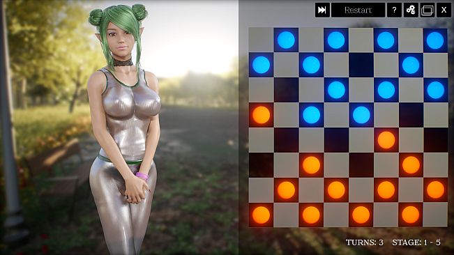 3D Hentai Checkers - Additional Girls 1