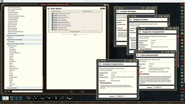 Fantasy Grounds - Tome of Wondrous Items