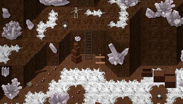 RPG Maker MZ - KR The Motherlode Cave and Mine Tileset