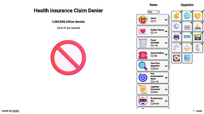 Health Insurance Claim Denier