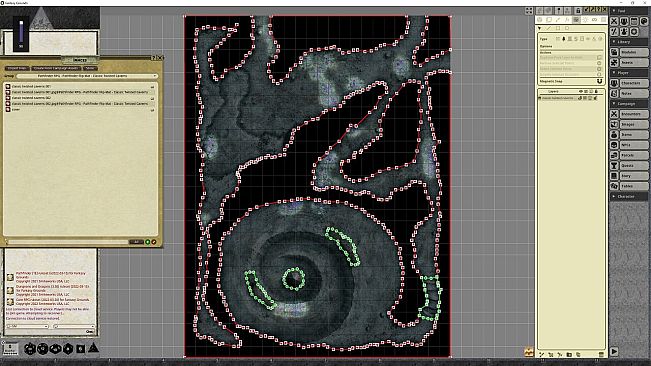 Fantasy Grounds - Pathfinder RPG - Pathfinder Flip-Mat - Classic Twisted Caverns