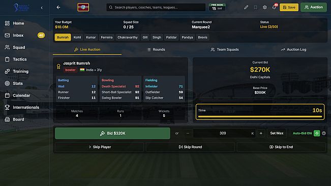Cricket Manager