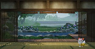 Touken Ranbu Warriors - Honmaru Backdrop "Rainy Season"