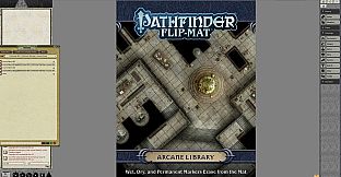 Fantasy Grounds - Pathfinder RPG - Pathfinder Flip-Mat - Arcane Library