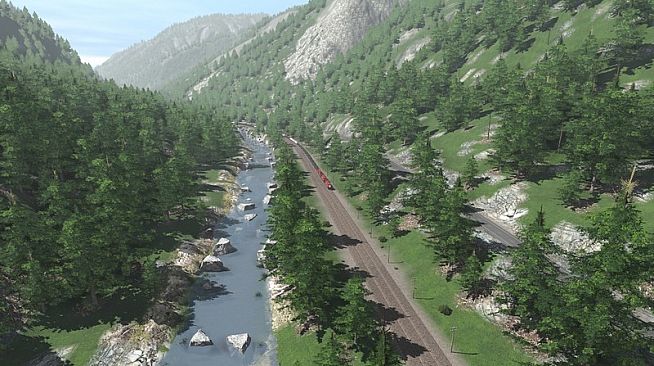 Trainz 2022 DLC - Canadian Rocky Mountains Viktor Lake to Ross Peak and Glacier