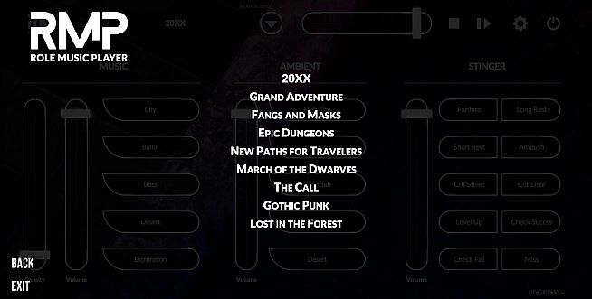 RMP: Role Music Player