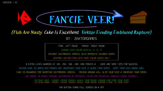 FAN'CIE VEER! (Fish Are Nasty, Cake Is Excellent Vektor Evading Emblazed Rapture)