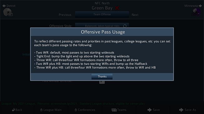 Pro Strategy Football 2021