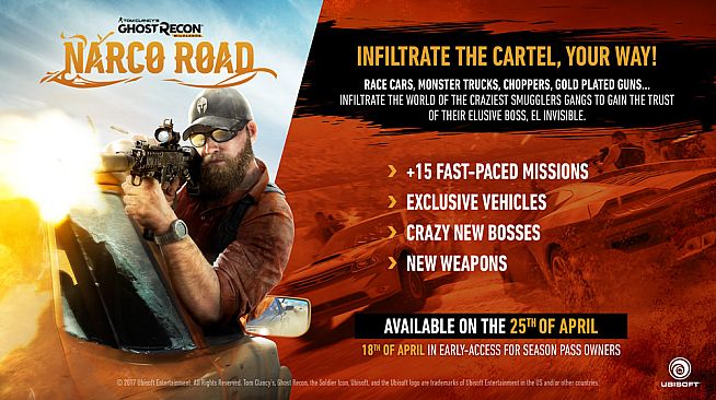 Ghost Recon Wildlands - Narco Road - DLC