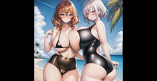 Senpai Puzzle: Waifu Summer - Yuri Waifus