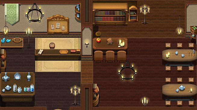 RPG Maker MZ - Useful Interior Tiles Modern and Fantasy