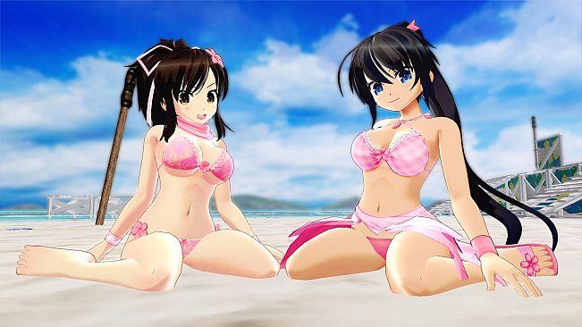SENRAN KAGURA Peach Beach Splash - Sakura Swimsuit Pack