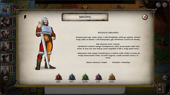 Talisman Character - Swordsman