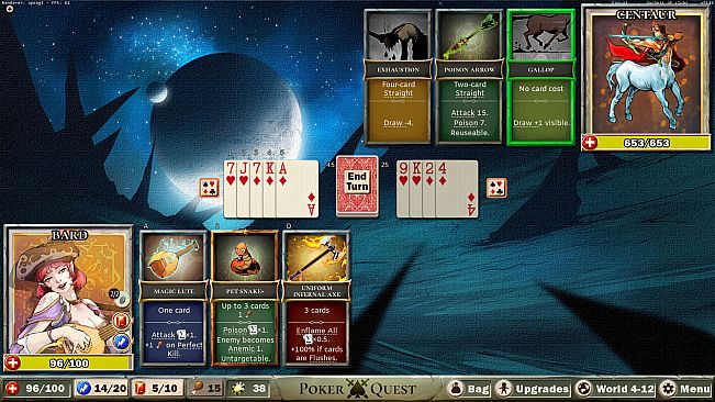Poker Quest: Swords and Spades
