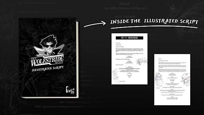 Wolfstride Illustrated Script + Wallpapers