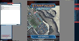 Fantasy Grounds - Starfinder RPG - Flip-Mat - Asteroid