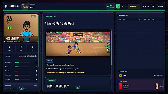 Futbolero: Football Career Simulator