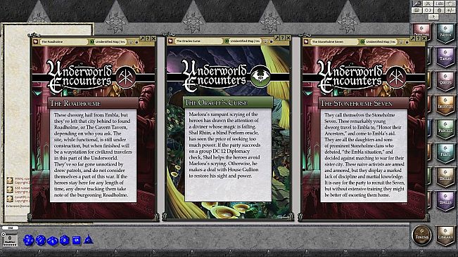 Fantasy Grounds - Rise of the Drow: Underworld Encounters