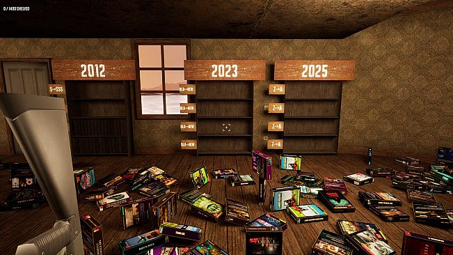 Game Shelver 99: I must organize my Steam Library and defend it against pirates with a shotgun