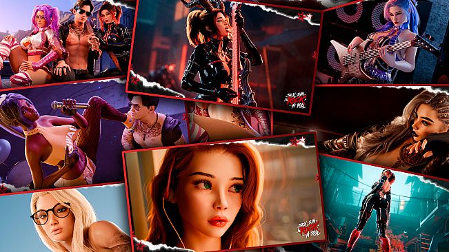 SEX, SIN & ROCK'N'ROLL  - Wallpapers 18+