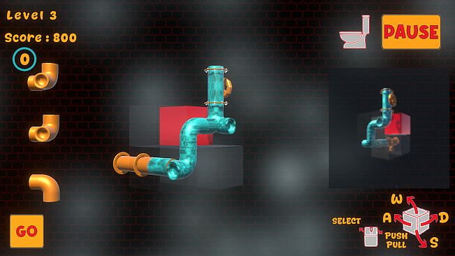 Crazy Pipes 3D