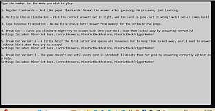 Retro Elimination Flashcards