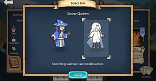 3 Minute Heroes - Snow Queen (Sorcerer Skin)