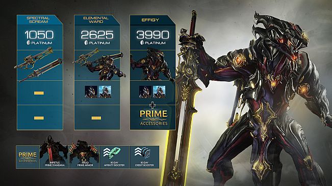 Warframe Chroma Prime Access: Spectral Scream Pack
