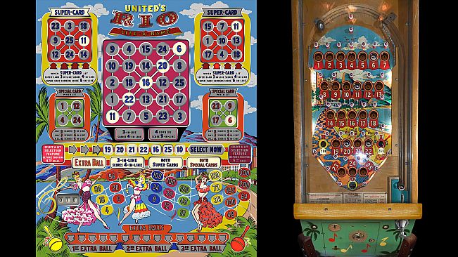 Bingo Pinball Gameroom - United Rio