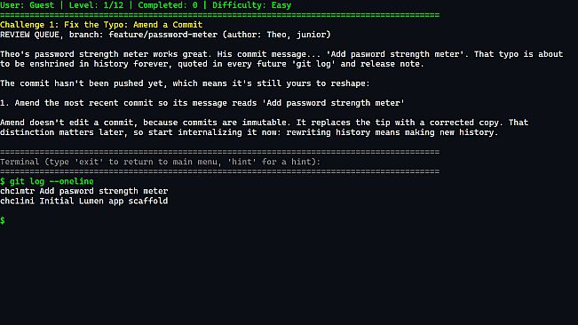 git gud - Clean History Craftsman