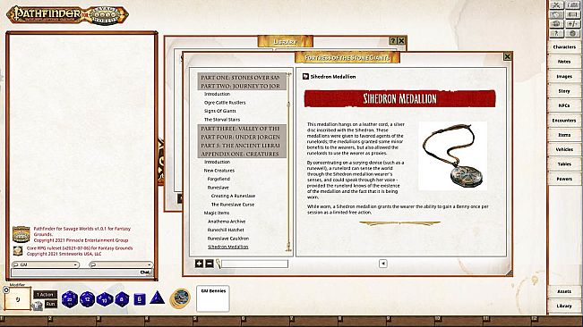 Fantasy Grounds - Pathfinder(R) for Savage Worlds: Rise of the Runelords! Book 4 - Fortress of the Stone Giants