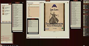 Fantasy Grounds - Lost Lore: Eminent Domains: Forces & Philosophies