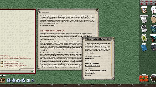 Fantasy Grounds - Secrets of New York (CoC)