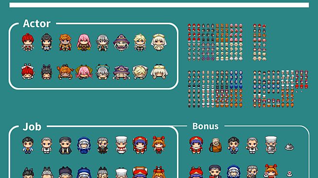RPG Maker MV - REFMAP Fantasy Character Pack 1