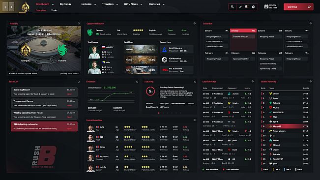 Rush B: Esports Manager