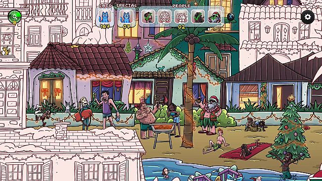 Hidden Cats in Christmas