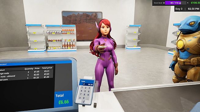 Space Supermarket Simulator